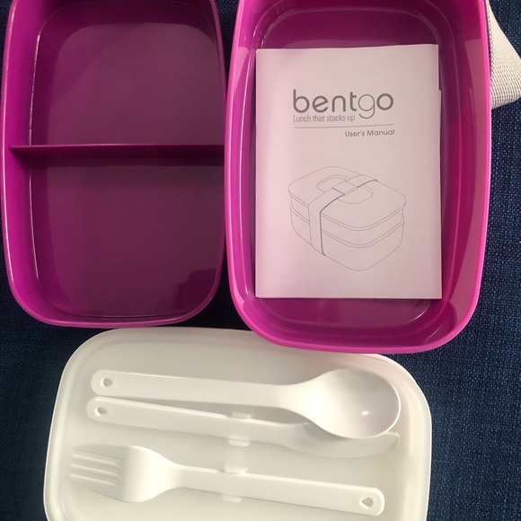 NWT Bentgo Stackable Bento Lunchbox x2 - Picture 6 of 7